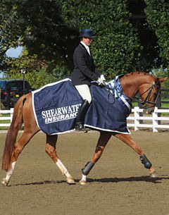 2010 British Young Horse Champions Michael Eilberg and Woodlander Farouche :: Photo © Kevin Sparrow