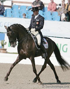 Nuno Palma e Santos and Sal at the 2010 CDI Hagen :: Photo (c) Astrid Appels