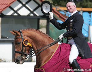 Hubertus Schmidt and Hinnerk TSF victorious at the CDI Hagen :: Photo © Astrid Appels