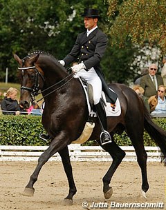 Danny Bartel and Occacio at the 2010 Trakehner Championship in Hanover :: Photo © Jutta Bauernschmitt