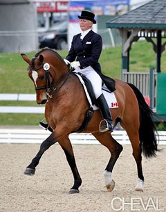 Ute Busse and Lindor's Finest at the 2010 Kentucky Cup CDI :: Photo © Selena Frederick