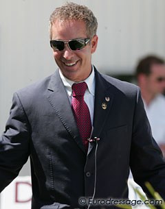 Canadian team trainer Robert Dover at the 2010 CDI Lingen :: Photo © Astrid Appels