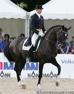 Patrik Kittel aboard Edwin Kohl's Westfalian stallion Florett As (by Florestan x Urofino)