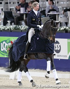 Patrik Kittel and Silvano victorious in the 2010 CDI-W Mechelen Prix St Georges :: Photo © Astrid Appels