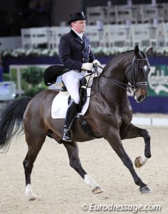 Johan Rockx on his own bred Verdi de la Fazenda (by Florett As x Sandro Hit)