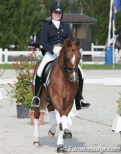 Darius in the ribbons at the 2010 CDIO-P Moorsele