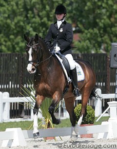 Josefine Ivarsson-Mårtensson on Cracker Jack at the 2010 CDIO-P Moorsele :: Photo © Astrid Appels