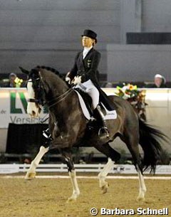 Nadine Capellmann on her second Grand Prix horse Raffaldo (by Raffaelli Z)