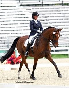 Esmee Ingham and Norseman won the bronze medal in the Junior Freestyle at the 2010 North American Junior Riders Championships :: Photo © Susanjstickle.com