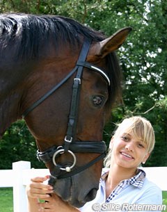 Simona Aeberhard and Riccione at home in Switzerland