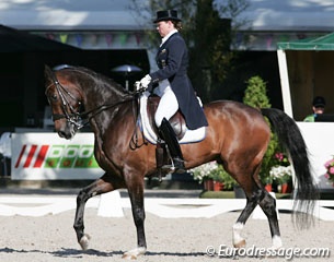 Charlotte Haid-Bondergaard and Lydianus at the 2010 CDIO Rotterdam :: Photo © Astrid Appels