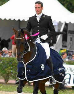 Jef Coenegrachts and Grans Passion Win in Saumur :: Photo © Mathilde Holland