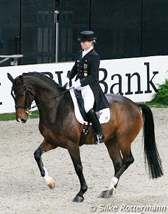 Isabell Werth and El Santo NRW at the 2010 CDI Stuttgart :: Photo © Silke Rottermann