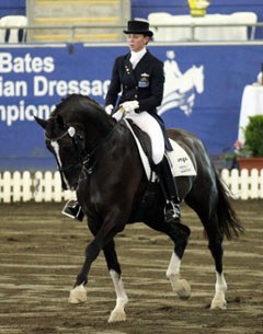 Kate Taylor-Wheat and World Star at the 2010 Australian Dressage Championships :: Photo © Peter Stoop