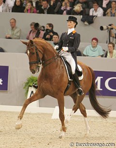 Adelinde Cornelissen and Parzival win the Grand Prix at the 2010 World Cup Finals :: Photo © Astrid Appels