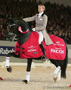 Edward Gal and Totilas win the 2010 World Cup Finals :: Photo © Astrid Appels