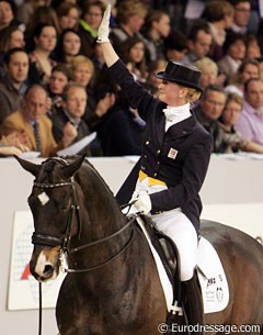 Nathalie Zu Saeyn-Wittgenstein had a good final ride before her official baby break. She's due to deliver in July. :: Photo © Astrid Appels