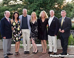 The U.S. Dressage Team with Dr. Pearse Lyons and John Nicholson