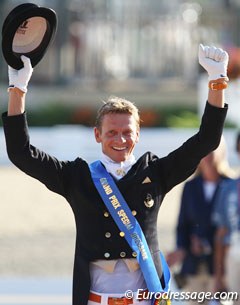 Edward Gal wins triple gold at the 2010 World Equestrian Games :: Photo © Astrid Appels