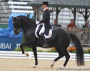 Edward Gal in the middle of another stellar ride on Totilas