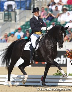 Danish Sune Hansen did his best with Casmir in the Special but unfortunately the horse was not always as regular in his work. They ended up 30th with 64.708%