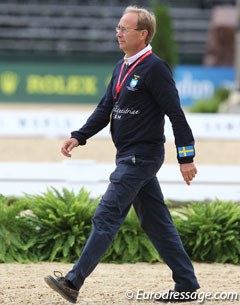 Swedish chef d'equipe Bo Jena on a mission