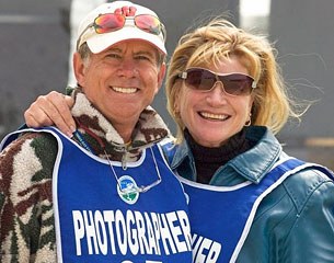 JJ Hathaway and Mary Phelps-Hathaway on the job at the 2010 World Equestrian Games :: Photo © Mdunnphoto.com