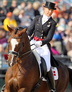 Anne van Olst, wife of KWPN stallion owner Gert-Jan van Olst, at the 2010 World Equestrian Games :: Photo © Astrid Appels