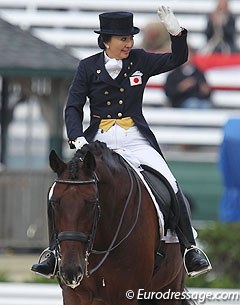 Mieko Yagi at the 2010 World Equestrian Games :: Photo © Astrid Appels
