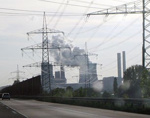 On the way back home nearing the Cologne industrial area. Big power plant meets you right near the motorway