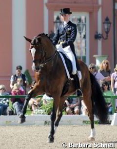 Sanneke Rothenberger on her second ride Paso Doble