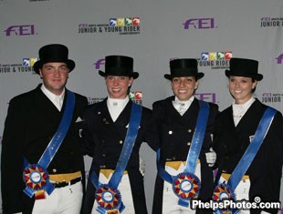 Region 7 gold medal winning team at the 2009 NAJYRC :: Photo © Mary Phelps