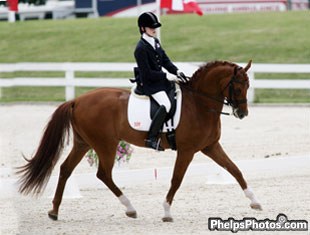 Nicole DelGiorno on Lamborghini Dane :: Photo © Mary Phelps