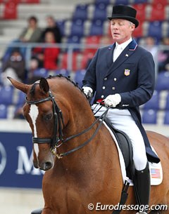 Jan Ebeling on Ann Romney's Rafalca (by Argentinus x Rubinstein)