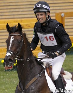 Eventing horse bleeding from the mouth