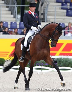 Emile Faurie and Elmegardens Marquis at the 2011 CDIO Aachen :: Photo © Astrid Appels