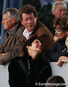 Dutch Grand Prix rider Jeannette Haazen and her husband Chris are visiting Aachen as spectators