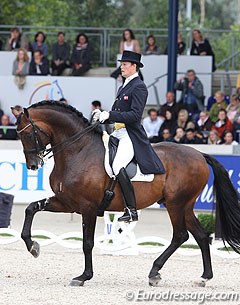 Sune Hansen and Romanov at the 2011 CDIO Aachen :: Photo © Astrid Appels