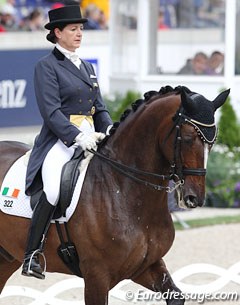 Italy based Irish GP rider Anna Merveldt on Coryolano