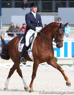 Guenter Seidel and U II at the 2011 CDIO Aachen :: Photo © Astrid Appels