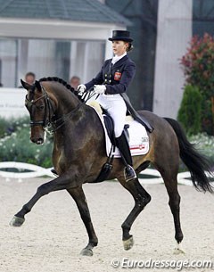 Beata Stremler and Martini on the CDIO Aachen debut :: Photo © Astrid Appels