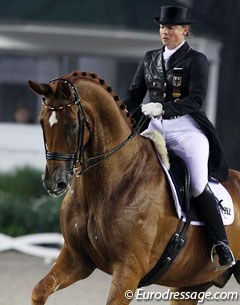 Isabell Werth and Warum Nicht FRH at the 2011 CDIO Aachen :: Photo © Astrid Appels