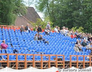 Empty stands on Friday for the Grand Prix at the 2011 German Championships