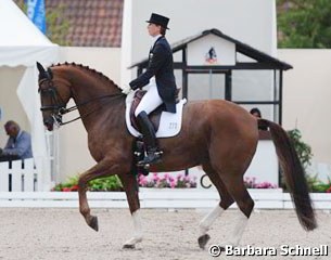 Anabel Balkenhol and Dablino won bronze in the Grand Prix Special