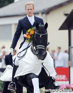 Matthias Rath and Totilas win the 2011 German Championships in Balve :: Photo © Barbara Schnell