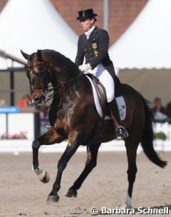 Isabell Werth and Der Stern win the Young Horse Grand Prix in Balve