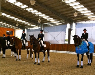 Chantal Wigan wins the big tour championship at the 2011 CDI Boneo