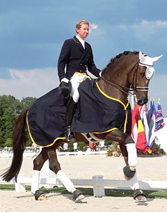 Gareth Hughes and Sandman in the winning mood