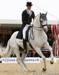 Markus Graf and Ronaldo win the 2011 Swiss Dressage Championships :: Photo © Silke Rottermann
