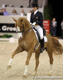 Catherine Haddad on Winyamaro at the 2011 CDI-W 's Hertogenbosch :: Photo © Astrid Appels